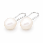 18ct White Gold Pearl Drop Earrings
