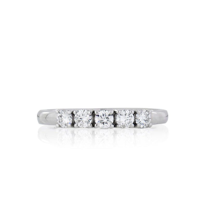 5 Diamond Wedding Ring - Markbridge Jewellers