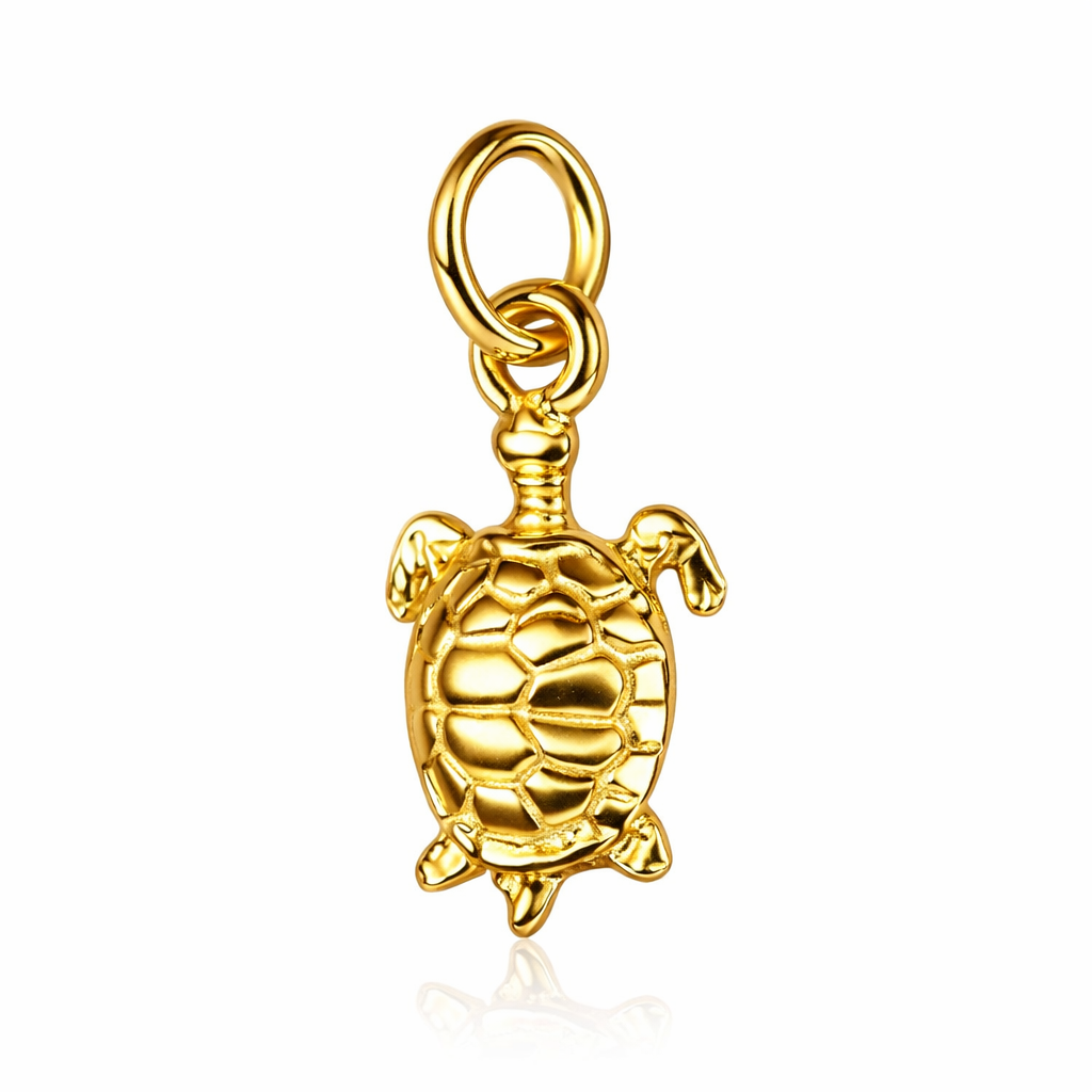 9ct Yellow Gold Small Turrtle Charm