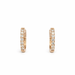 14ct Yellow Gold Diamond Huggie Earrings – 0.26ct