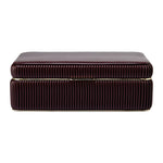 WOLF Bella Medium Jewellery Box in Bordeaux