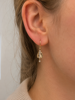Yellow Gold & Diamond ‘Isabella’ Teardrop Earrings