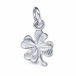 Sterling Silver 4 Leaf Clover Charm