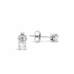 Diamond Solitaire Stud Earrings