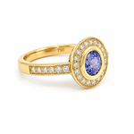 Tanzanite & Diamond Dress Ring