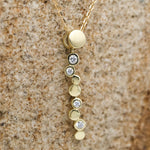 9k Yellow Gold & Diamond Bubble Pendant - Markbridge Jewellers