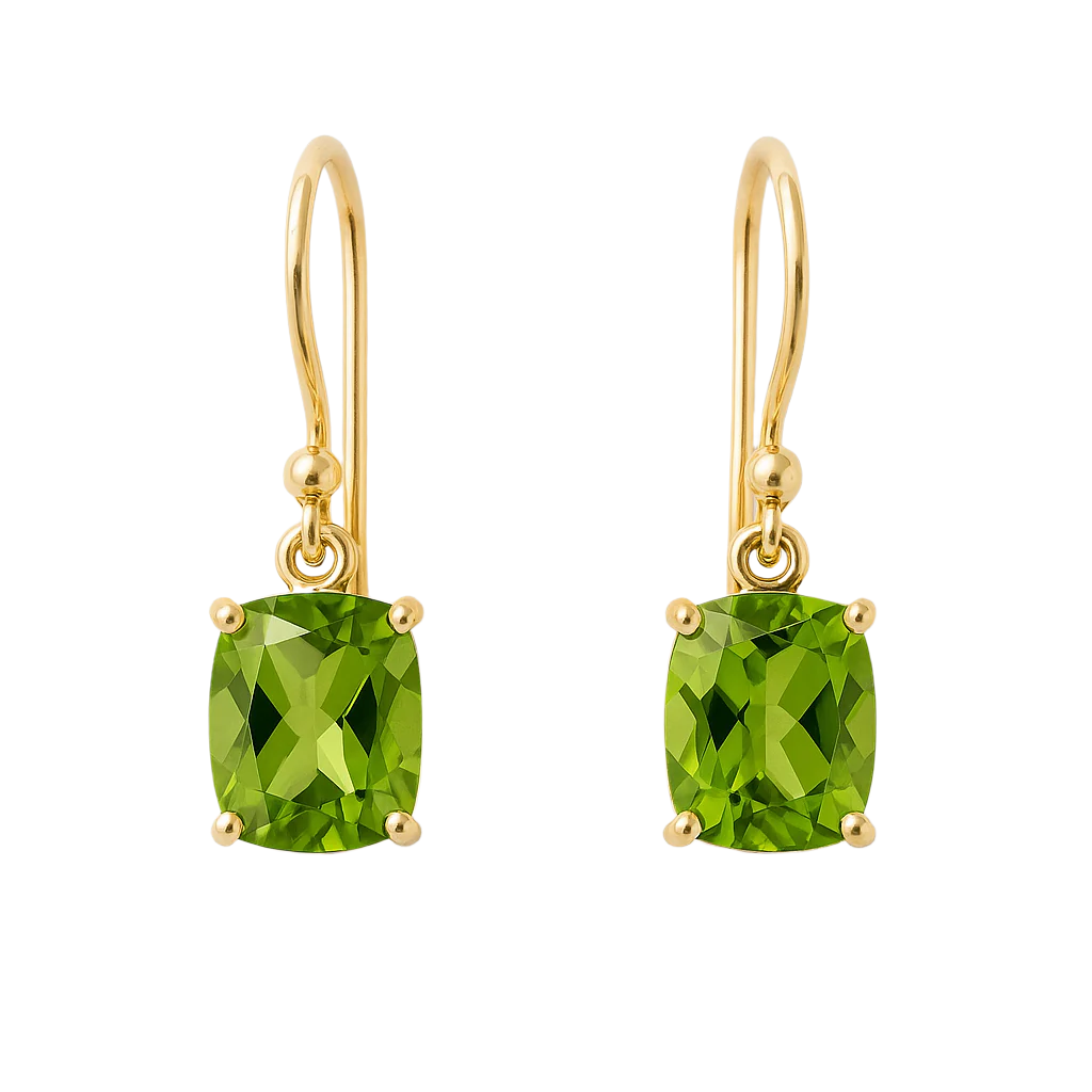 Peridot Drop Earrings