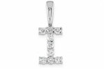 9ct White Gold I Slider