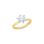 18ct Yellow & White Gold 2.00ct Diamond Solitaire Engagement Ring
