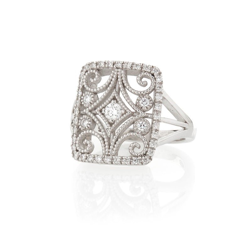 Art Deco Style Diamond Ring - Markbridge Jewellers