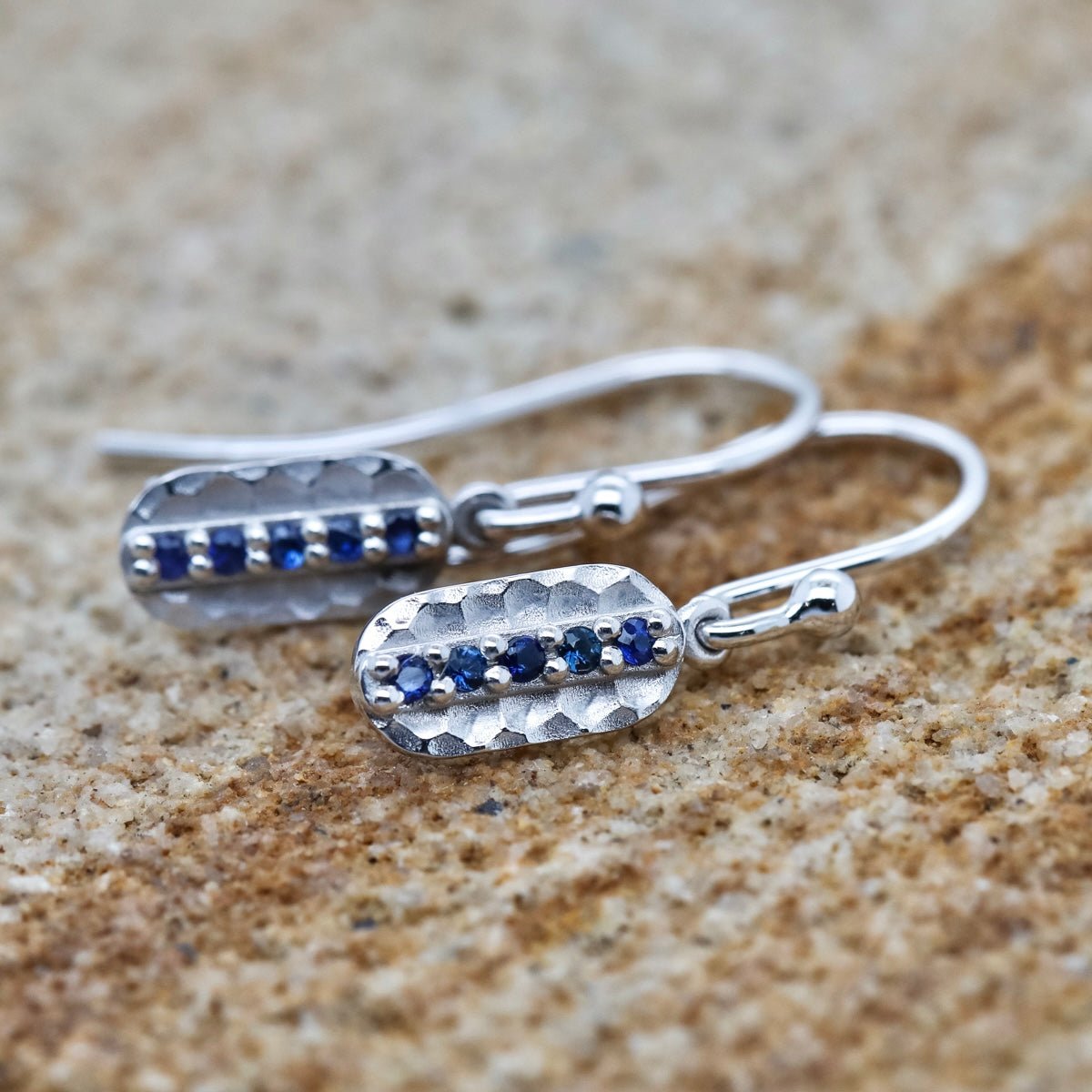 Bays Collection 'Akuna' Blue Sapphire Earrings - Markbridge Jewellers