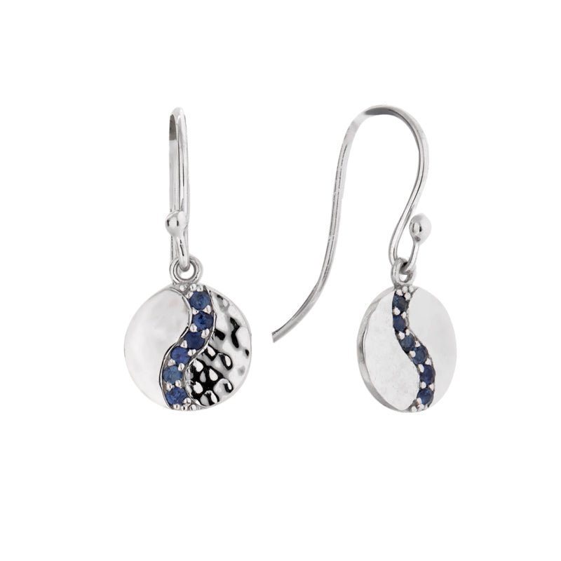 Bays Collection Blue Sapphire Earrings - Markbridge Jewellers