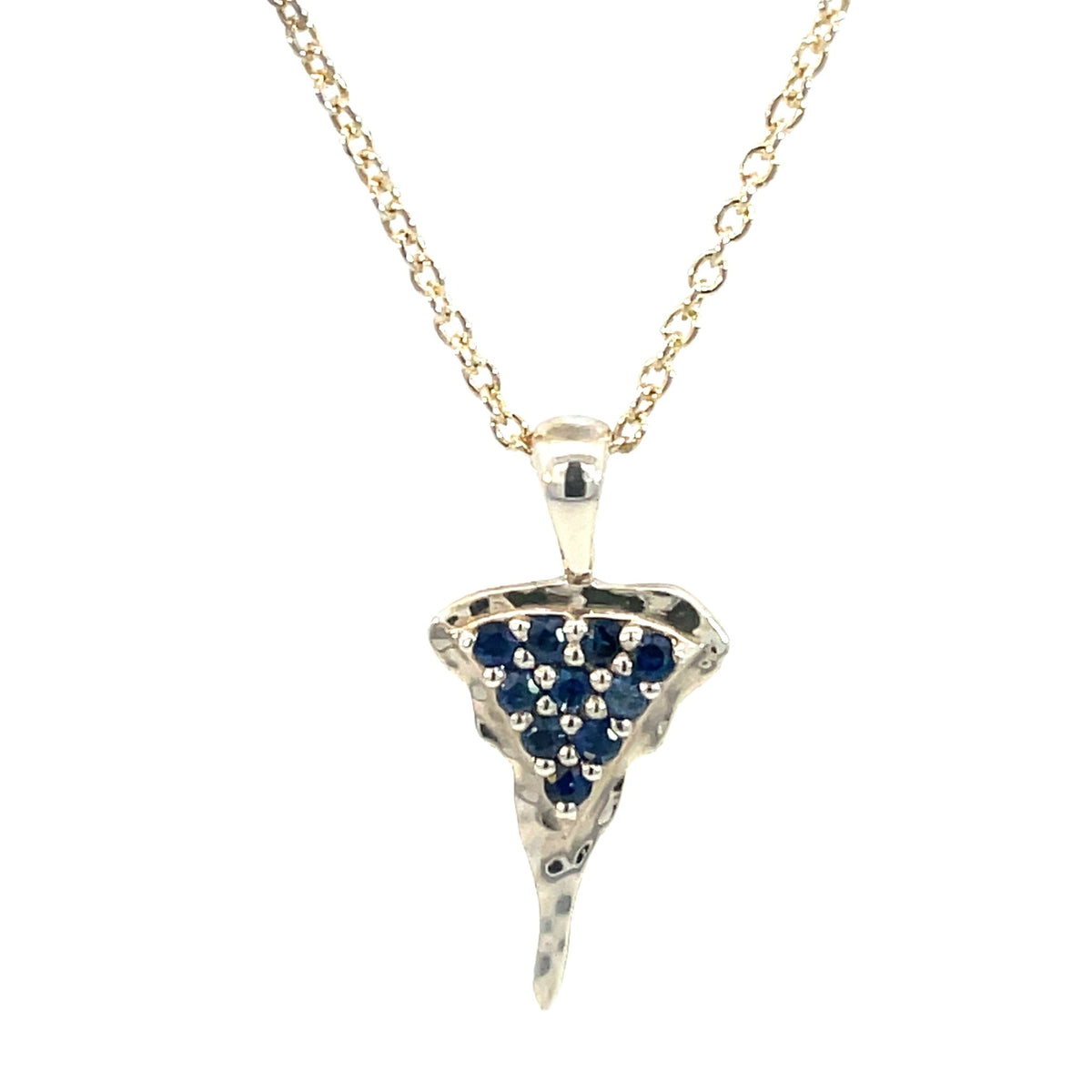 Bays Collection Blue Sapphire Pendant - Markbridge Jewellers