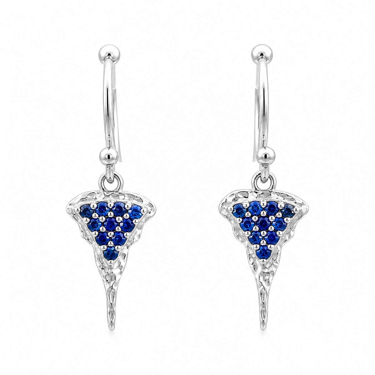 Bays Collection 'Little Jerusalem' Blue Sapphire Earrings