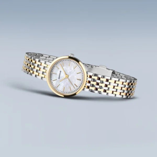 Bering Classic Polished Gold Ladies Watch - Markbridge Jewellers