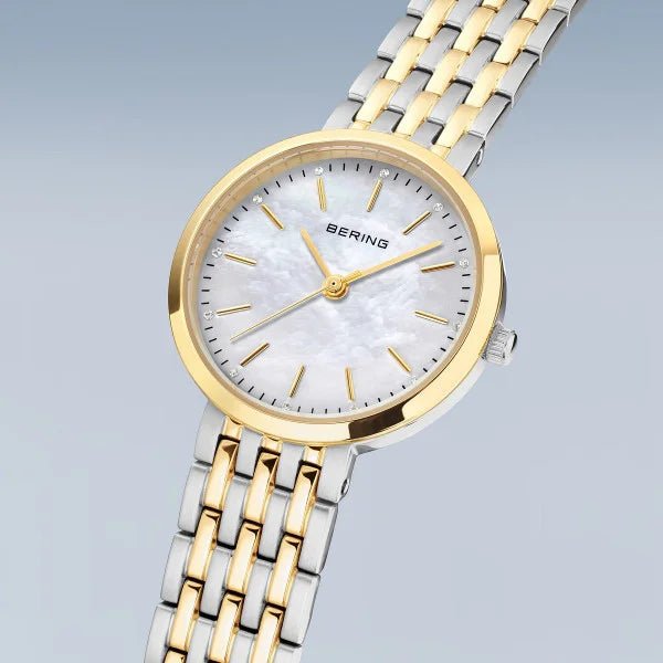 Bering Classic Polished Gold Ladies Watch - Markbridge Jewellers