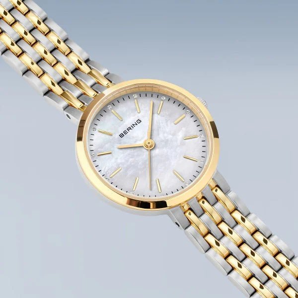 Bering Classic Polished Gold Ladies Watch - Markbridge Jewellers