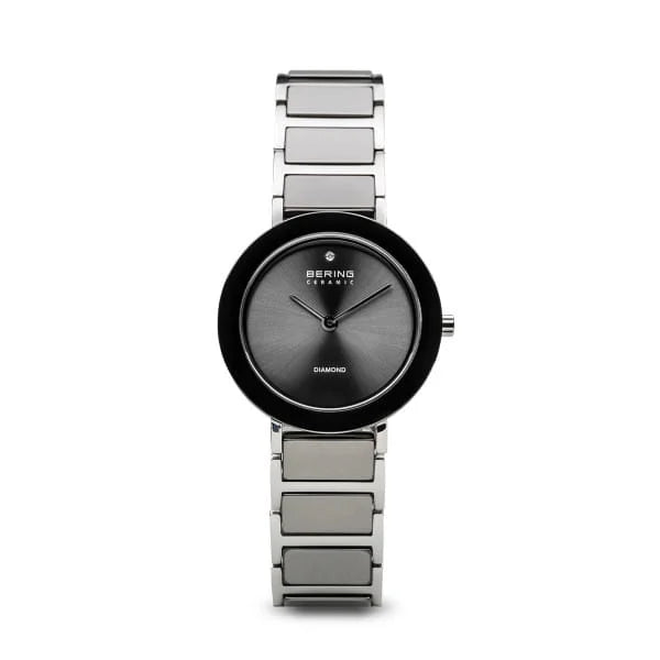 Bering Polished Grey Ladies Watch - Markbridge Jewellers