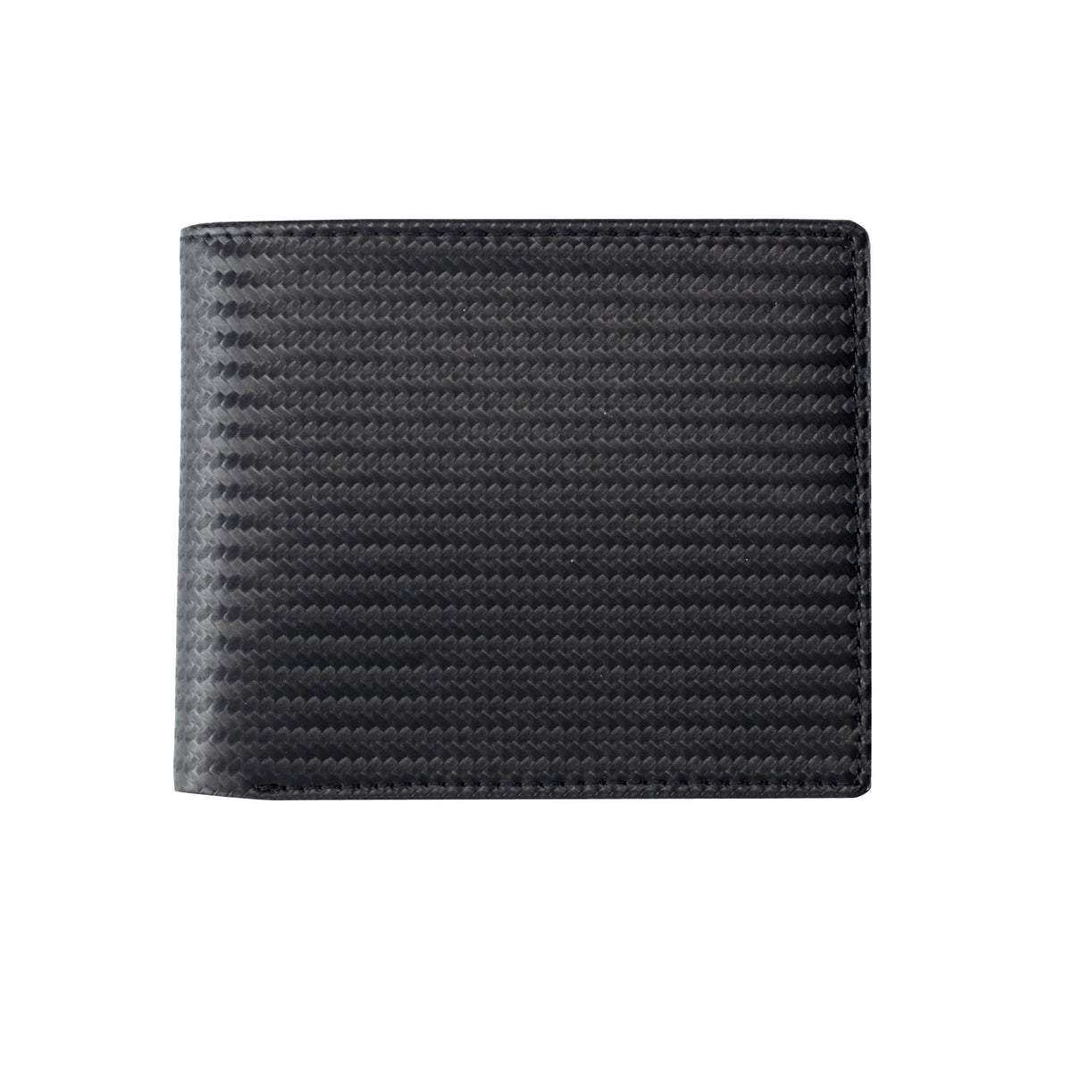 Black Carbon Fibre Leather Wallet - Markbridge Jewellers
