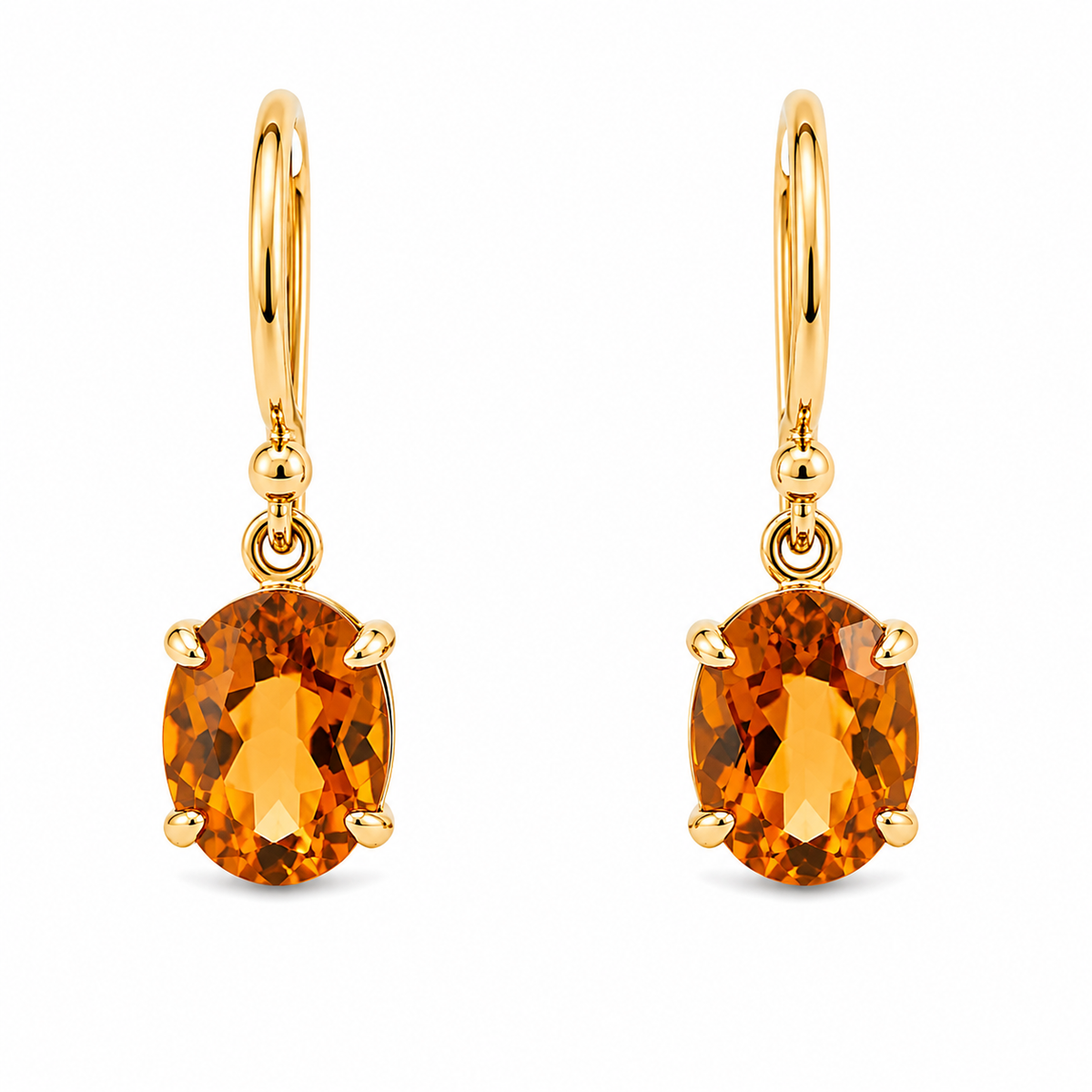 Citrine Drop Earrings