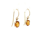 Citrine Drop Earrings - Markbridge Jewellers