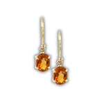 Citrine Drop Earrings - Markbridge Jewellers