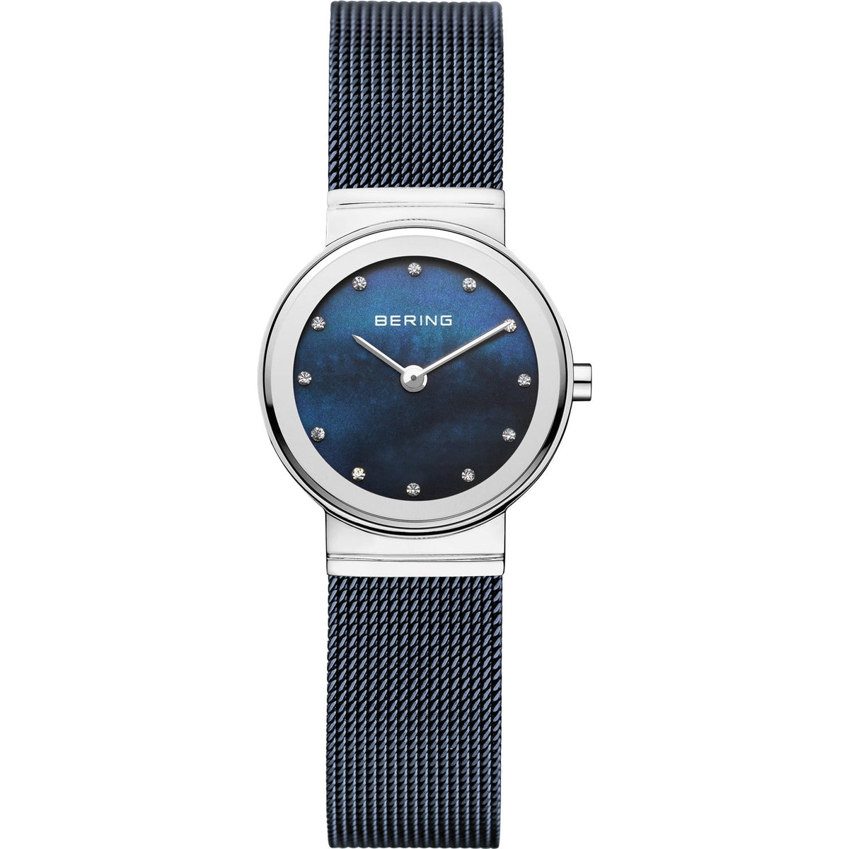 Bering Classic Mother of Pearl Mesh Watch