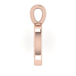 9ct Gold Diamond Cluster Initial Pendant