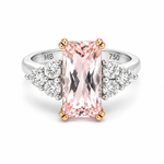 Morganite & Diamond Dress Ring