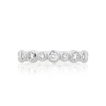 White Gold Bubble Diamond Dress Band