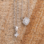 Diamond Cluster Necklace - Markbridge Jewellers