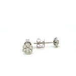 Diamond Flower Stud Earrings - Markbridge Jewellers