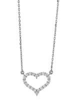 Diamond Heart Necklace - Markbridge Jewellers