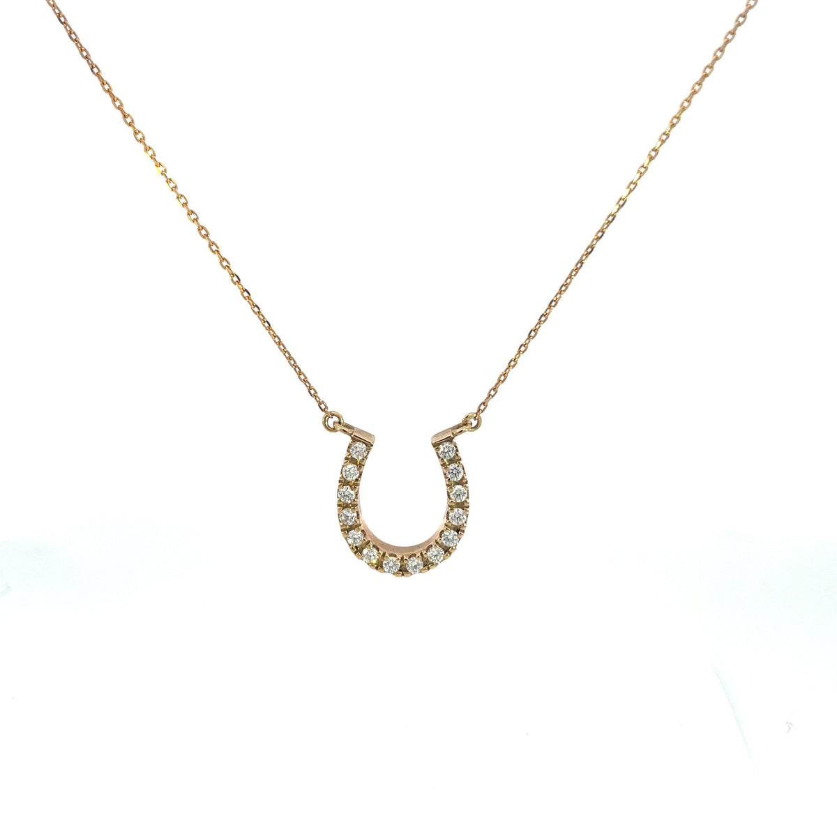 Diamond Horse Shoe Necklace - Markbridge Jewellers