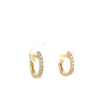 Diamond Huggie Earrings - Markbridge Jewellers