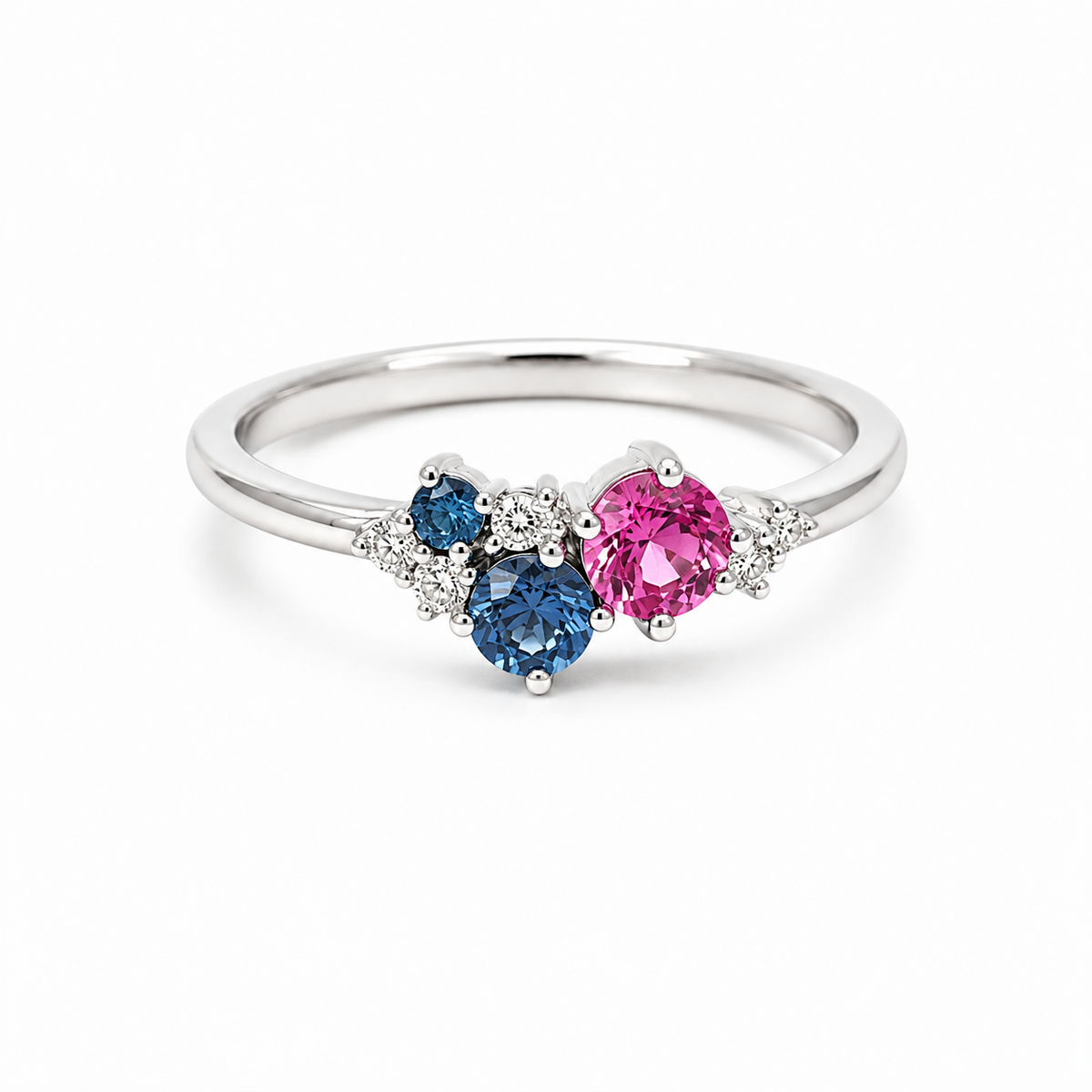 Pink & Ceylon Sapphire Dress Ring