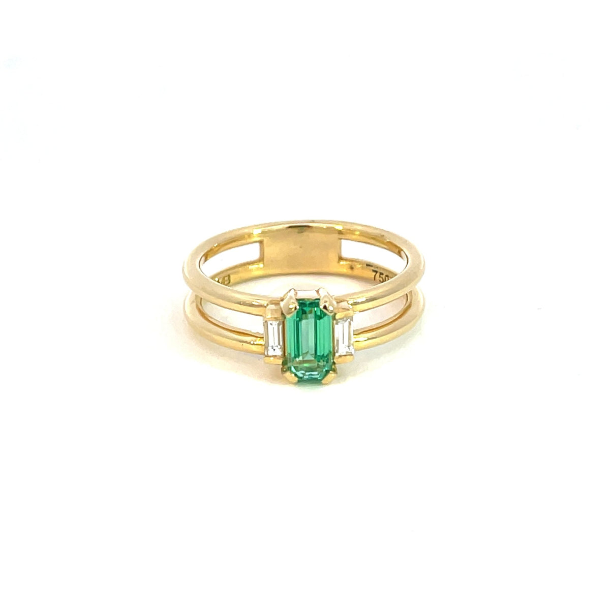 Emerald & Diamond Dress Ring - Markbridge Jewellers