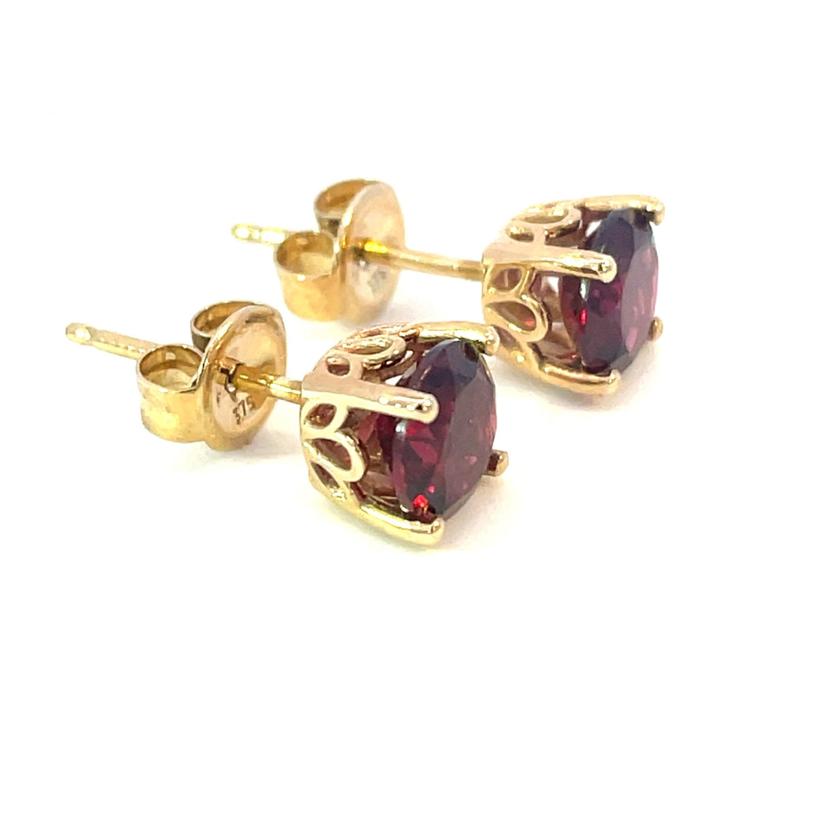 Garnet Stud Earrings - Markbridge Jewellers