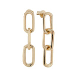 Gold Chain Drop Earrings - Markbridge Jewellers