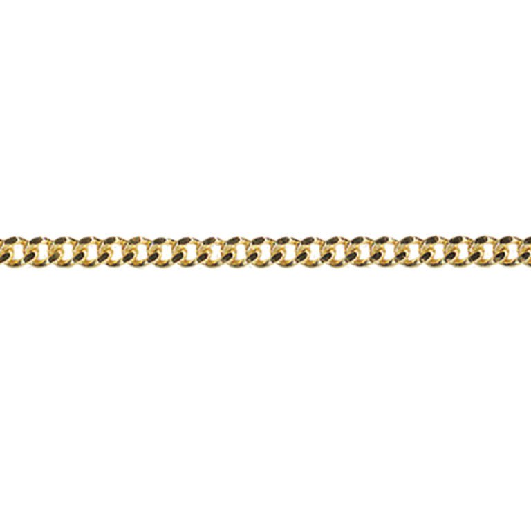 Gold Diamond Cut Curb Chain 1.70mm - Markbridge Jewellers