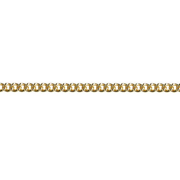 Gold Round Curb Chain 1.80mm - Markbridge Jewellers