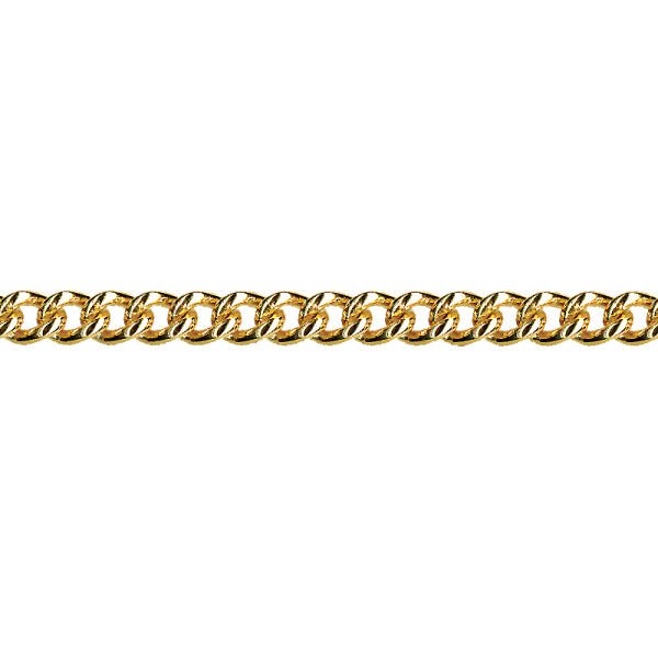 Gold Round Curb Chain 2.80mm - Markbridge Jewellers