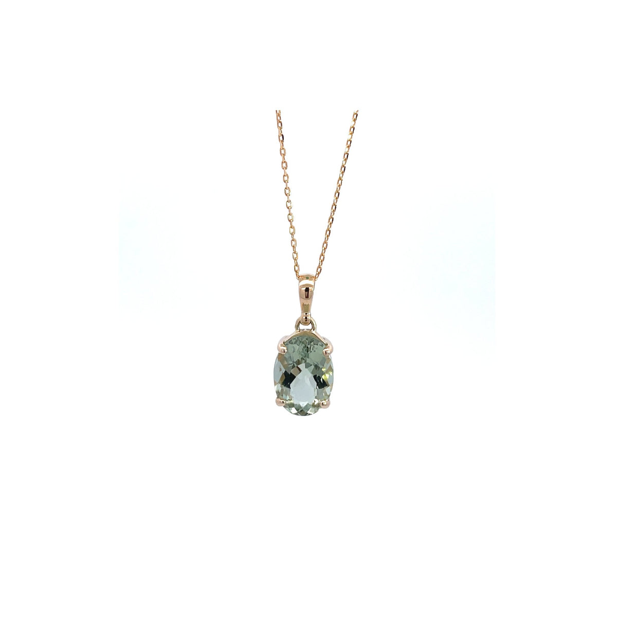 Green Amethyst Pendant - Markbridge Jewellers