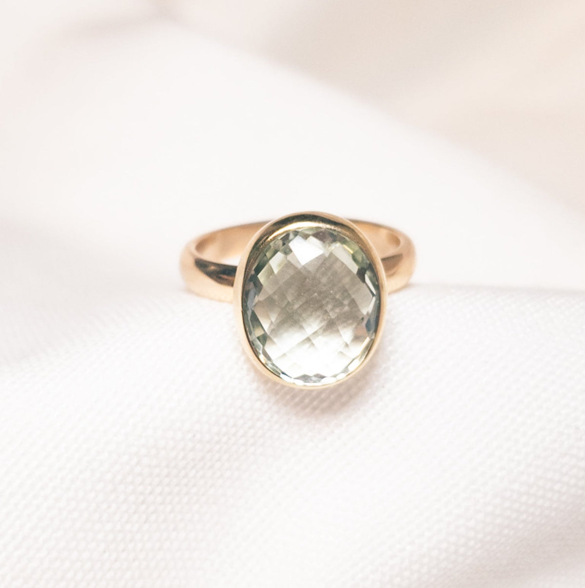 Green Amethyst Ring - Markbridge Jewellers