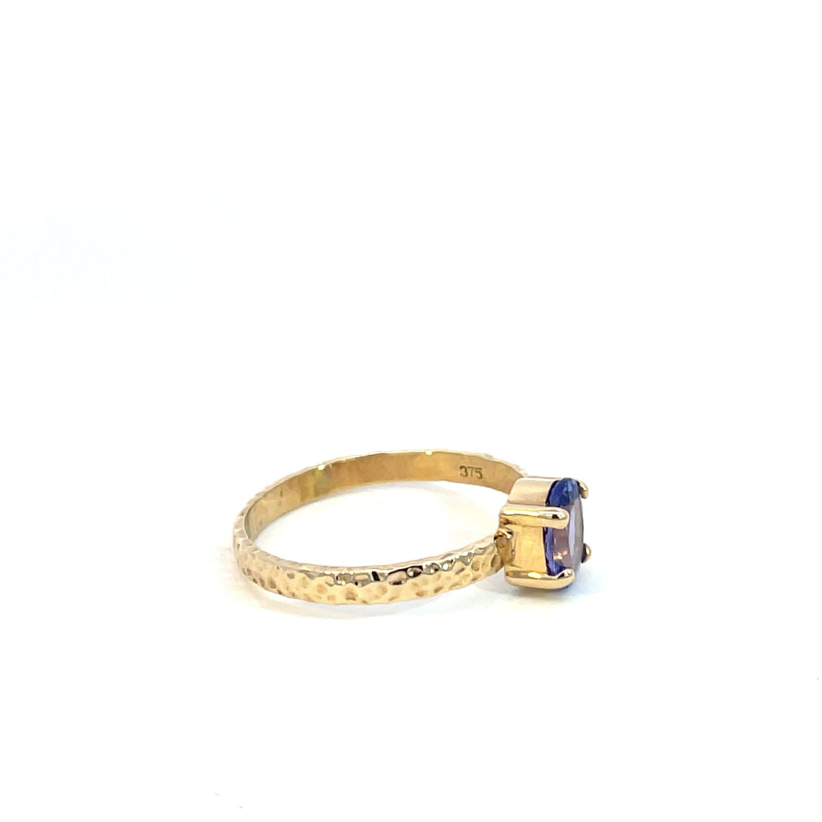 Hammered Finish Tanzanite Ring - Markbridge Jewellers