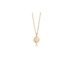 9ct Yellow Gold 0.16ct Diamond ‘Isabella’ Circle Pendant