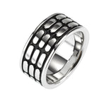 Horizontal Tile Pattern Ring - Markbridge Jewellers