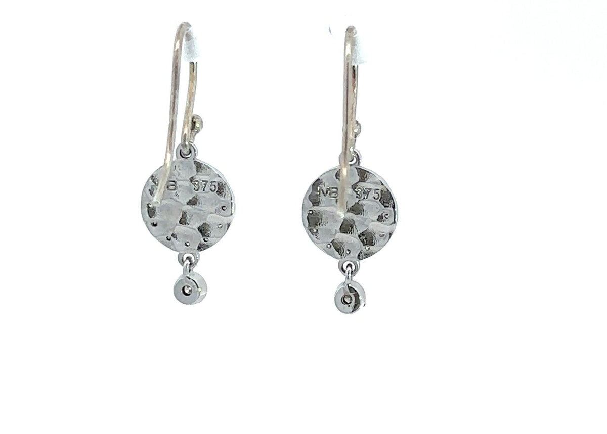 Isabella Collection White Gold Circle Diamond Earrings - Markbridge Jewellers