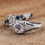 Lab Grown Diamond & Sapphire Dress Ring - Markbridge Jewellers