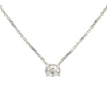 Lab Grown Oval Diamond Necklace - Markbridge Jewellers